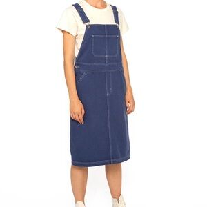 Deus Ex Machina Overall Dress in Indigo Size 6